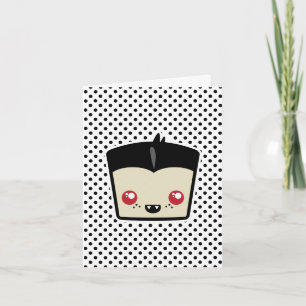 Kawaii Dracula Note Card Karte