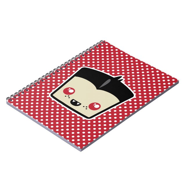 Kawaii Dracula-Notebook Notizblock (Linke Seite)