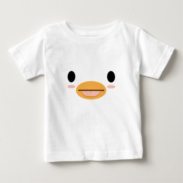 Kawaii Duck Tongue "Zu niedlich, um schwerwiegend  Baby T-shirt (Vorderseite)