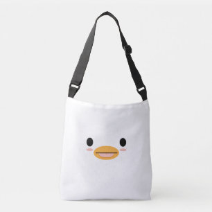 Kawaii Duck Tongue "Zu niedlich, um schwerwiegend Tragetaschen Mit Langen Trägern