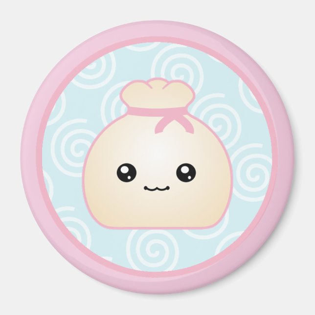Kawaii Dumpling Magnet (Vorne)