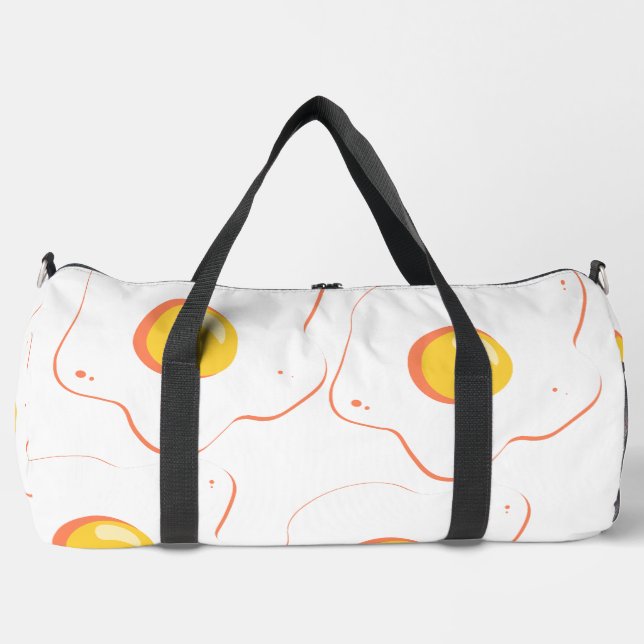 Kawaii Ei Print Bag Duffle Bag (Vorderseite)
