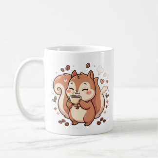 Kawaii-Eichhörnchen-Kaffeetasse Kaffeetasse