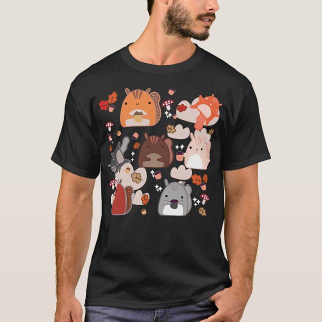 Kawaii Eichhörnchen T-Shirt (Vorderseite)
