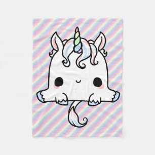 Kawaii Einhorn-Decke Fleecedecke
