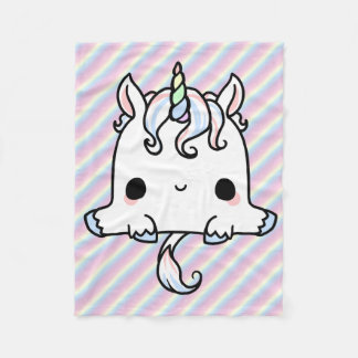 Kawaii Einhorn-Decke Fleecedecke