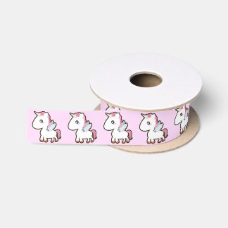 Kawaii Einhorn Satinband