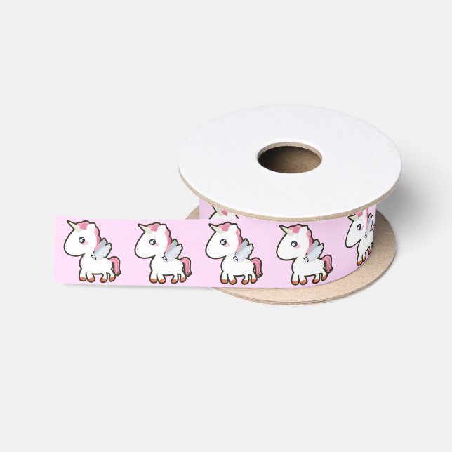 Kawaii Einhorn Satinband (Spule)