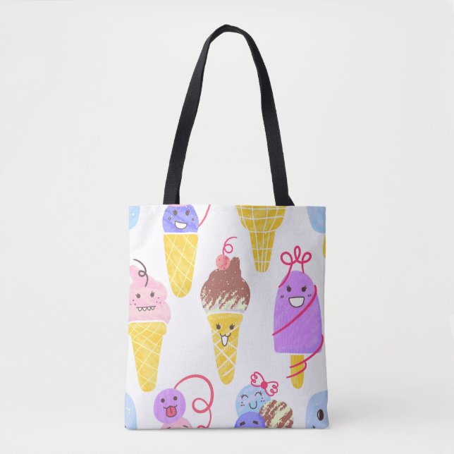 Kawaii Eis, niedlich, nahtlos. (Vorderseite)