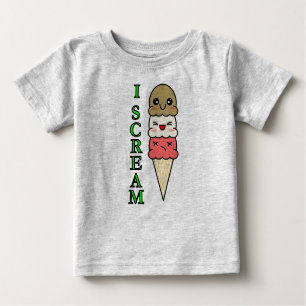 Kawaii Eiscreme Baby T-shirt
