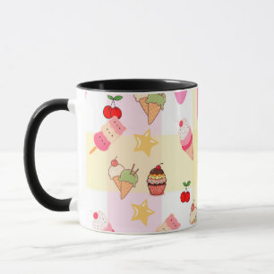 Kawaii-Eiscreme- & Tropf-Tasse Tasse