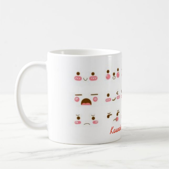 Kawaii emoji tasse (Links)