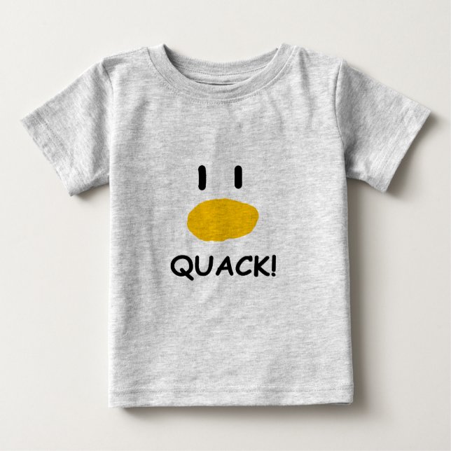 Kawaii-Ente Baby T-shirt (Vorderseite)
