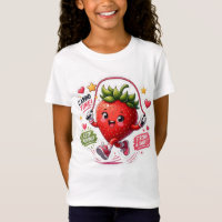 Kawaii-Erdbeer-Sprungseil-Fitness-Aufkleber