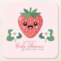 Kawaii Erdbeeren-Baby-Party