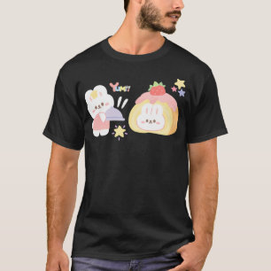Kawaii-Erdbeerkuchen-Shirt T-Shirt
