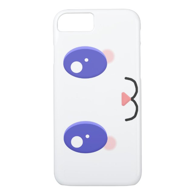 Kawaii Face Phone Case (Rückseite)