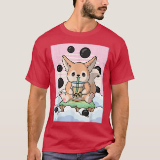 Kawaii Fennec Fox Bubble Boba Milk Tee Japanisch A