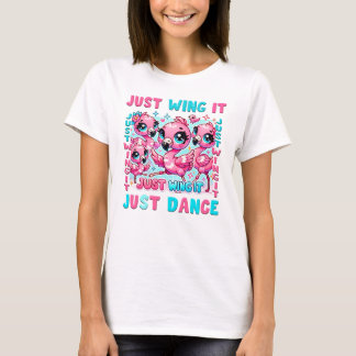 Kawaii Flamingo Fashion! 🦩 T-Shirt