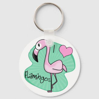 Kawaii Flamingo Schlüsselanhänger