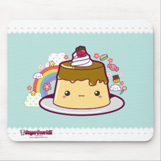 Kawaii Flan Mousepad