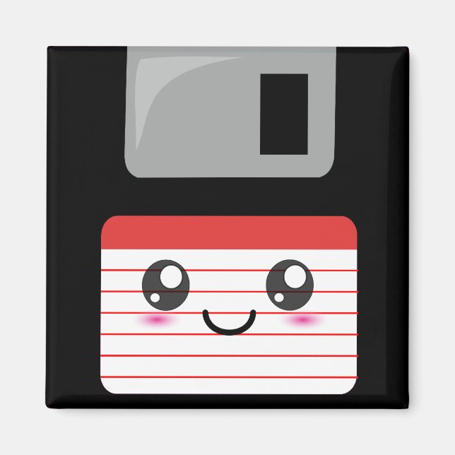 Kawaii Floppy Disk Magnet (Vorne)