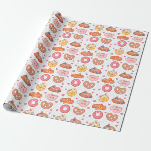 Kawaii Food Wrapping Paper Geschenkpapier