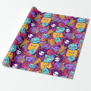 Kawaii Food Wrapping Paper Geschenkpapier