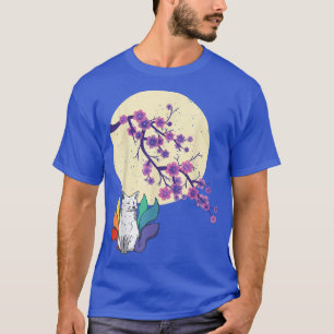 Kawaii Fox Cherry Blossom Sakura Blume F T-Shirt