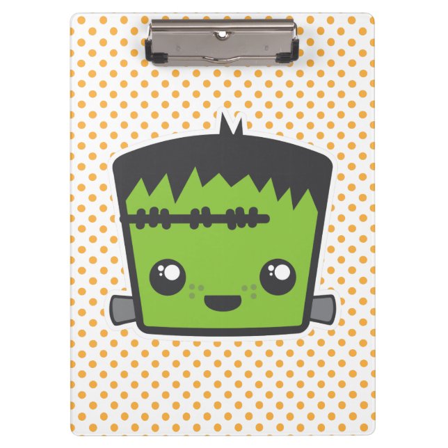 Kawaii Frankenstein Clip Board Klemmbrett (Vorderseite)