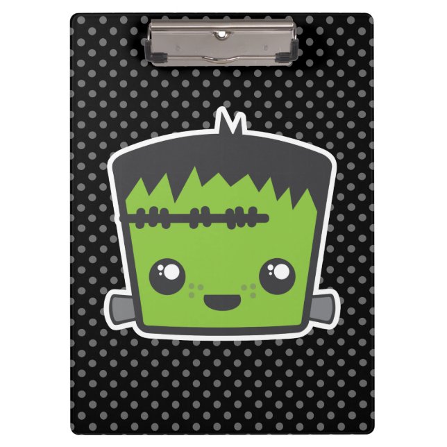 Kawaii Frankenstein Clip Board Klemmbrett (Vorderseite)