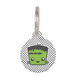 Kawaii Frankenstein Dog Tag Tiernamensmarke