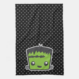 Kawaii Frankenstein Kitchen Handtuch