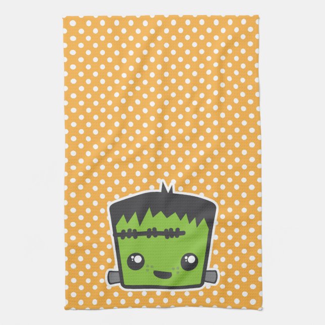 Kawaii Frankenstein Kitchen Handtuch (Vertikal)