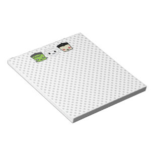 Kawaii Frankenstein Mummy Dracula Notepad Notizblock