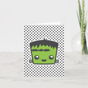 Kawaii Frankenstein Note Card Karte