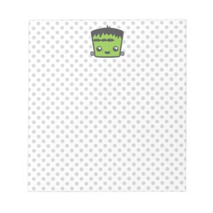 Kawaii Frankenstein Notepad Notizblock