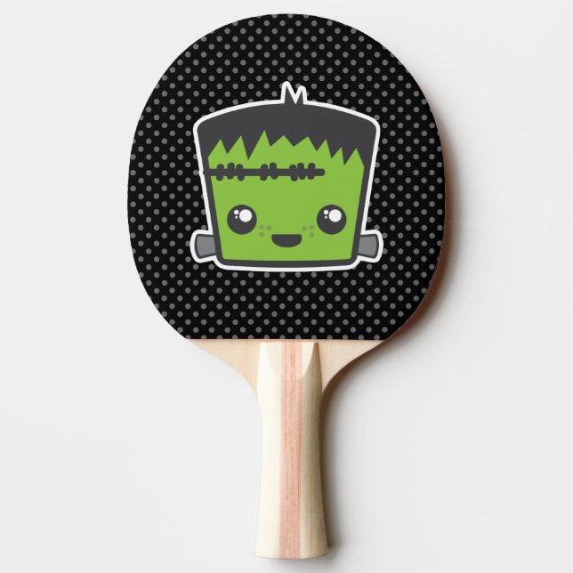 Kawaii Frankenstein Ping Pong Paddle Tischtennis Schläger (Rückseite)