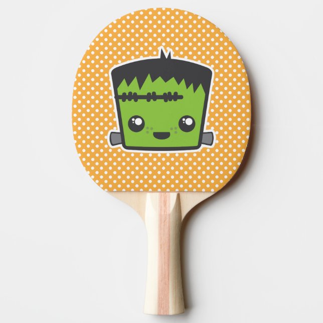 Kawaii Frankenstein Ping Pong Paddle Tischtennis Schläger (Rückseite)