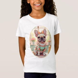 Kawaii French Bulldog-Tasse Teekonzentrus T-Shirt