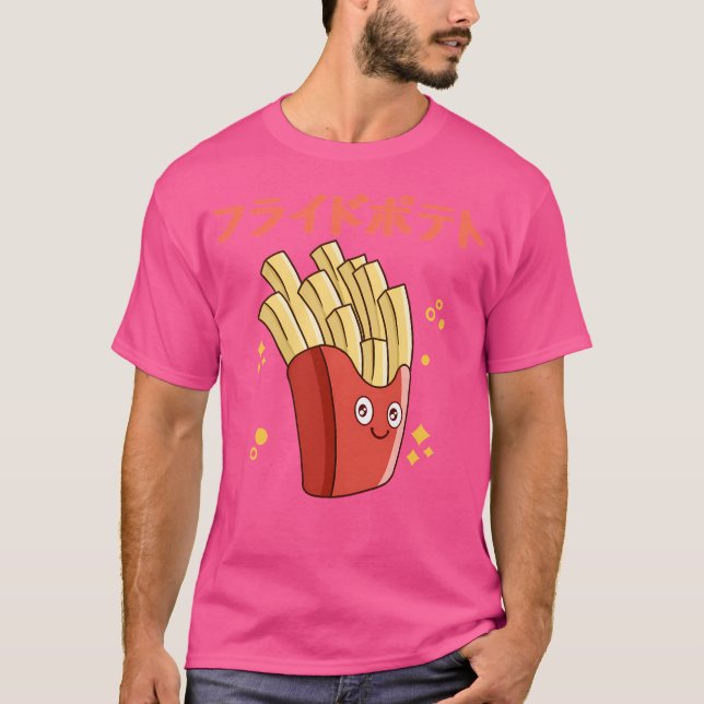Kawaii French Fries T-Shirt (Vorderseite)
