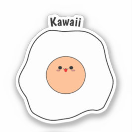 Kawaii Fried Egg Vinyl Sticker