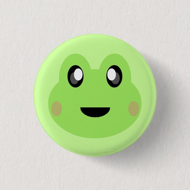 KAWAII FROG SUPER NIEDLICH SWEETY BUTTON (Vorderseite)