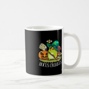 Kawaii Frog Witch Hat Cottagecore ästhetischen Hoc Kaffeetasse