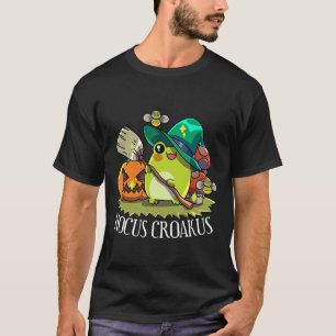 Kawaii Frog Witch Hat Cottagecore ästhetischen Hoc T-Shirt