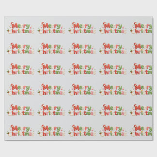 Kawaii Frohe Weihnachten Geschenkpapier