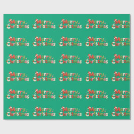 Kawaii Frohe Weihnachten Geschenkpapier