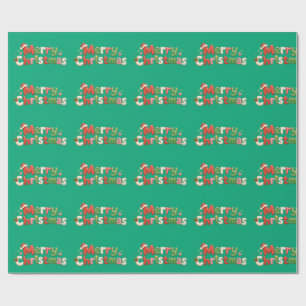 Kawaii Frohe Weihnachten Geschenkpapier