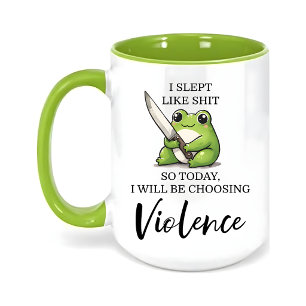 Kawaii Frosch, Also Werde Ich Heute Gewalt Wählen Tasse