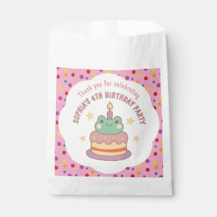 Kawaii Frosch Geburtstagskuchen Maßanfertigung Geschenktütchen